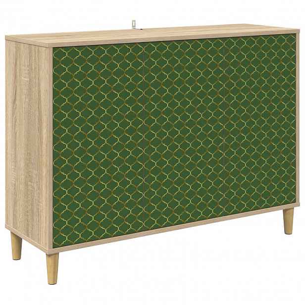 vidaXL Servírovací skříň GELEEN Sonoma 102 x 33 x 75 cm