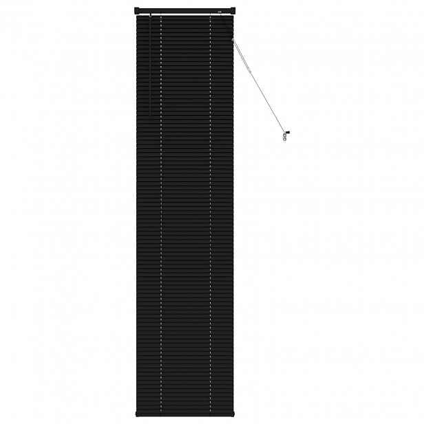 vidaXL Venet školní žaluzie Černý 213 x 50 cm 25 mm PVC
