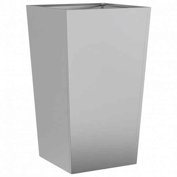vidaXL Zahradní truhlík 45 x 45 x 75 cm pozinkovaná ocel