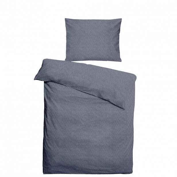 POVLEČENÍ, flanel, modrá, 140/200 cm