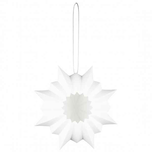 Räder Závěsný porcelánový svícen HVĚZDA, malý (14,5 cm)