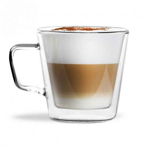 Sada 2 dvoustěnných hrnků Vialli Design Bobby, 400 ml
