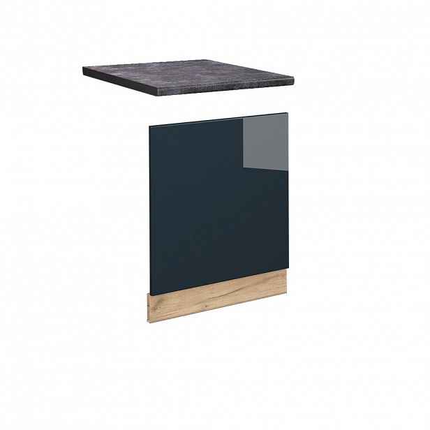 Vicco PŘEDNÍ PANEL Fame-Line Tmavě modrá s vysokým leskem 60 cm , PD Antracit