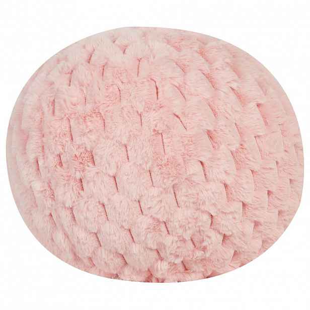 Beliani DEKORATIVNÍ polštář Růžový 30/30 cm Rosea