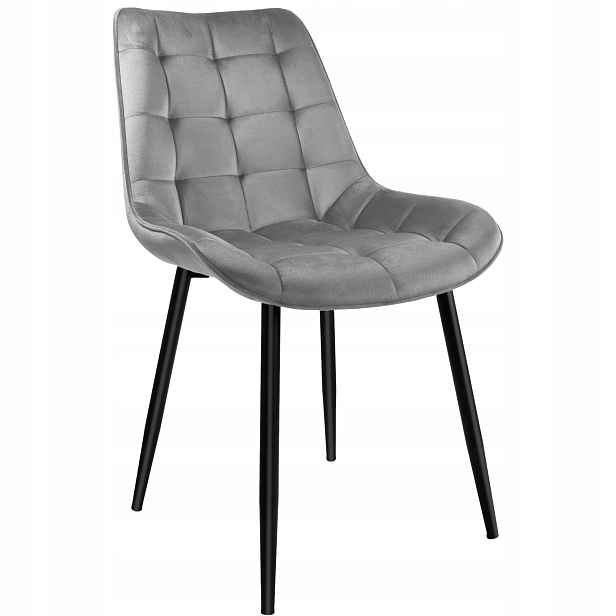 Čalouněná Prošívaná Sametová Židle Loft Do Obývacího Pokoje, Jídelny, Velvet