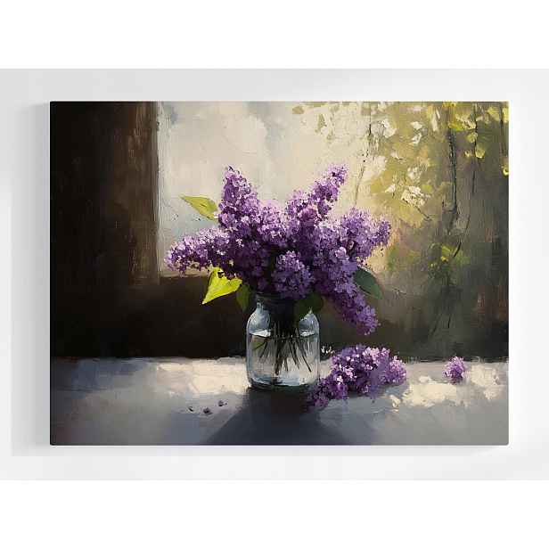 Plakát Květy Fialový Bez Lilak Kytice Dekorace 100x75