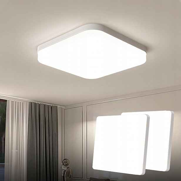 stropní svítidlo Led Čtvercová 30 cm Stropní Svítidlo 48W 4000K Neutrální sada 2ks