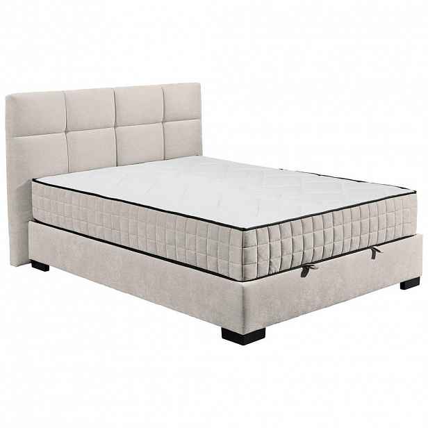 MID.YOU AMERICKÁ POSTEL, 140/200 cm, béžová