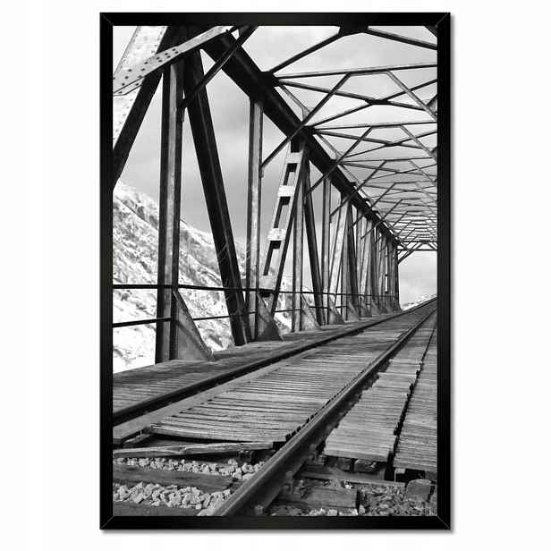 Plakáty v rámu 40x60 Železniční most