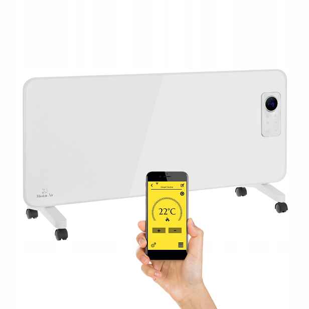 Energeticky Úsporný Elektrický KONVektorOVÝ Ohřívač 2000 W Eco WiFi termostat