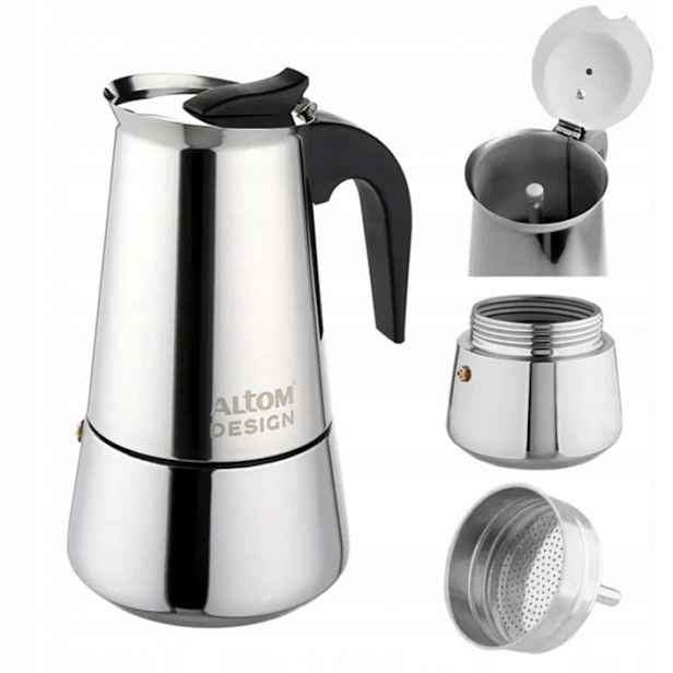 Ocelový kávovar 300 ml Altom Design