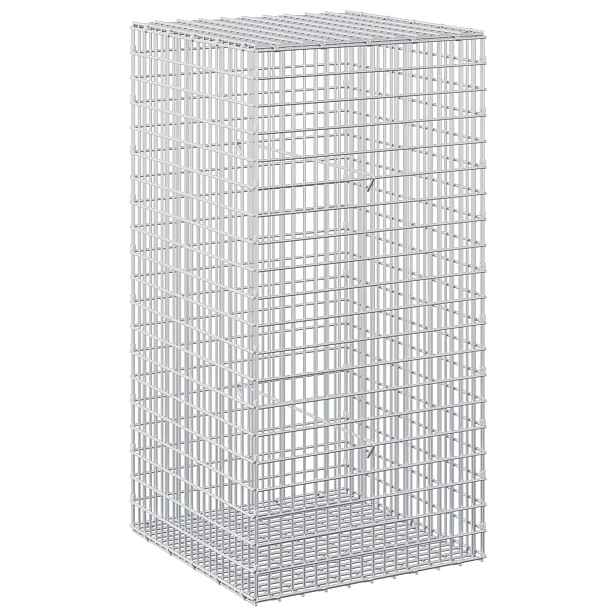 vidaXL Gabion s drátem 3,5 mm a sítem 5x2,5 cm 50x50x100 cm