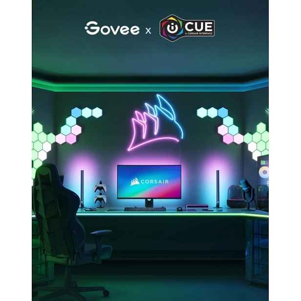 Govee Rgbic Pro Led 10 m s Alexou Google Asistentem a aplikací, několik barev