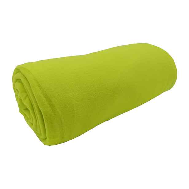 Světle zelená fleecová deka 150x200 cm Plain – JAHU collections