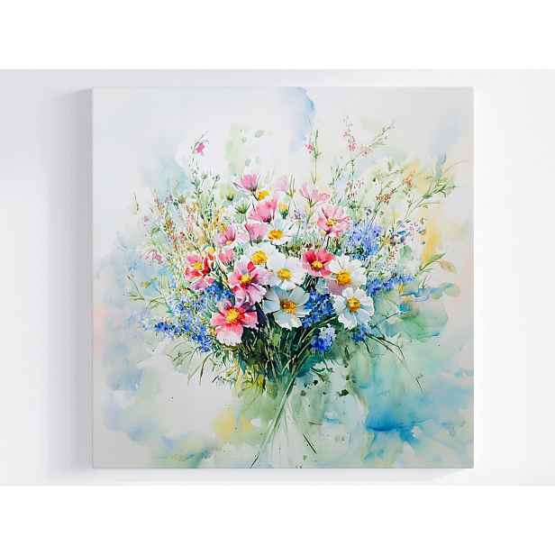 Obraz Na Plátně Canvas Polní Květiny Kytice Vázanka Příroda 50x50