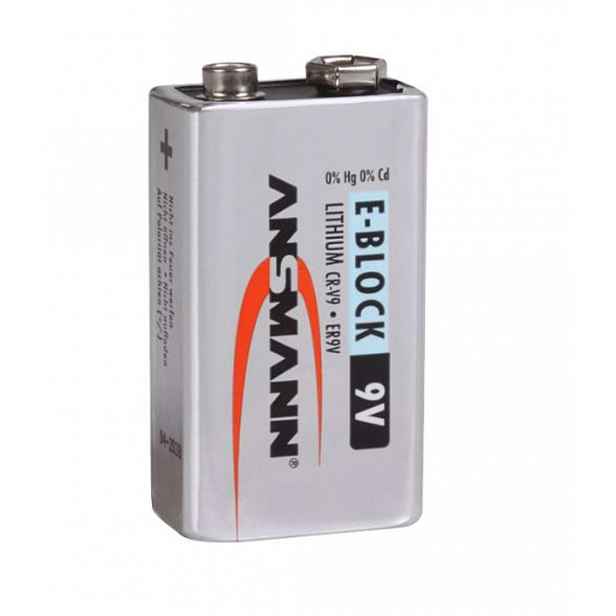 Sanela - Napájecí lithiová baterie 9V/1300mAh, typ U9VL SLA 09