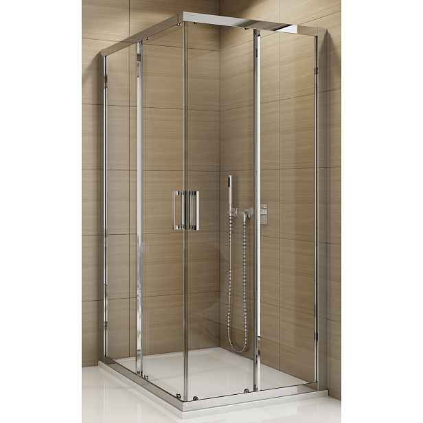 SanSwiss TOPAC 1000 50 07 Sprchový kout čtvercový 100×100 cm, aluchrom/sklo