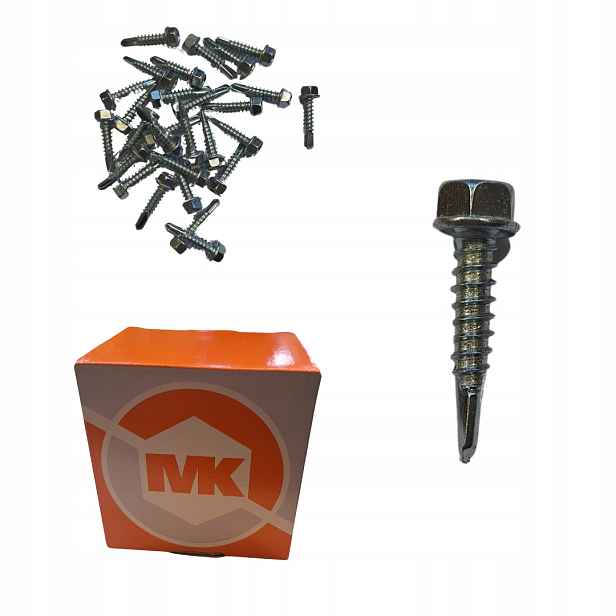 Šroub 5,5x50 DC 12 MM 250 ks, samovrtný obal na kovové plechy 6-hran