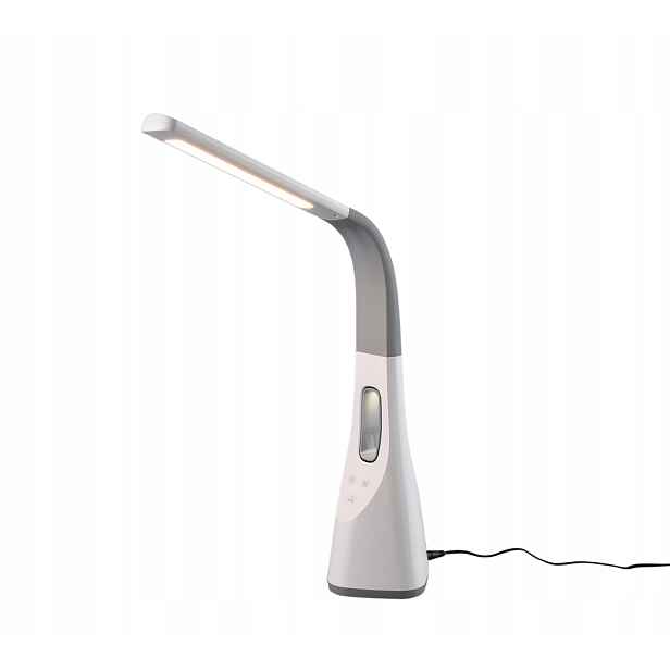 Stolní lampa s Led ventilátorem dotyková šedá bílá variabilní barva Rl