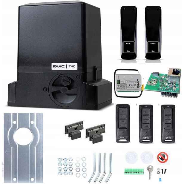 Faac DELTA2 740C Sada pro 500 kg Pilot XT4FDS E781C Xwbl WiFi Lan Nová!