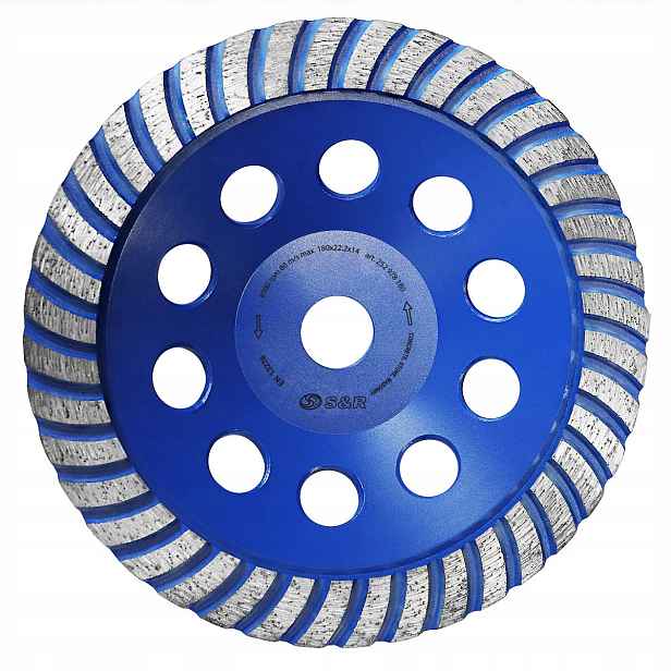 Diamantový hrncový kotouč na broušení 180 mm S&r beton kámen žula
