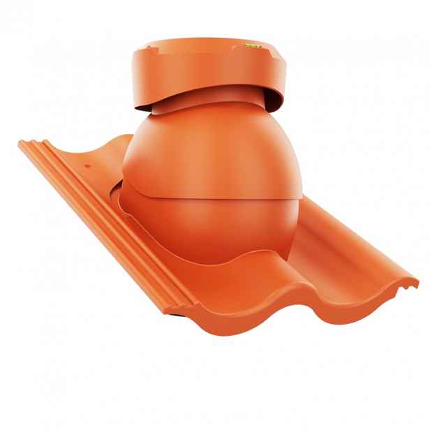 Krbový kanalizační ventilátor fi110 střešní krytina Sigma Cihlová