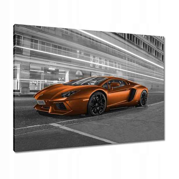 Obrazy 80x60 Oranžová fura