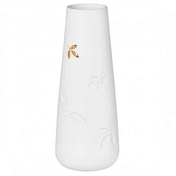 Räder Bílá porcelánová váza GOLD LEAF, malá