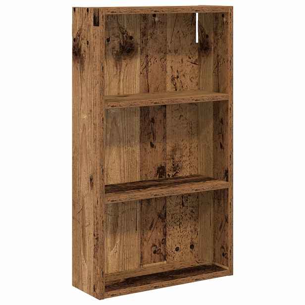 vidaXL Koupelnová nástěnná skříňka Staré dřevo 40 x 14 x 70 cm