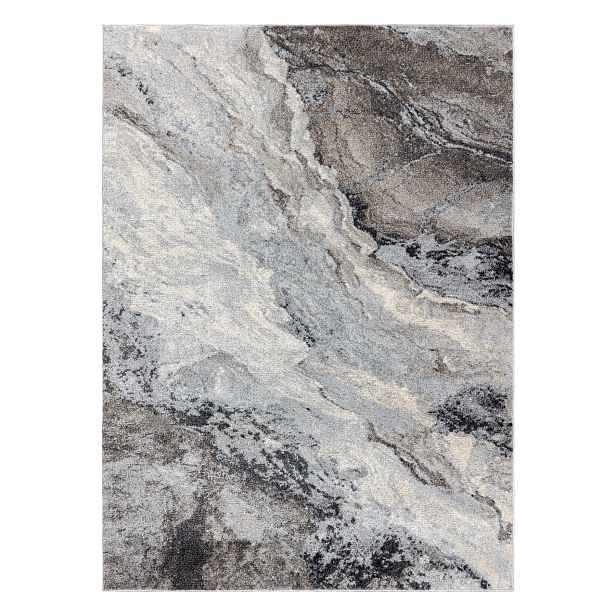 Kusový koberec Fusion 9613 l. grey/dark grey, 160x220, šedá, kancelář, Dywany Łuszczów