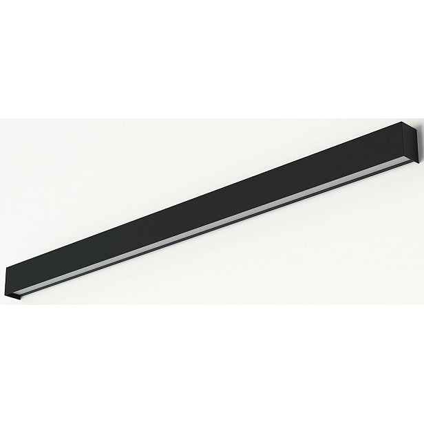 Nástěnná lampa Straight Černá 1xT8 22W Led 3000K 122cm Nástěnná lampa Pokoj Dům