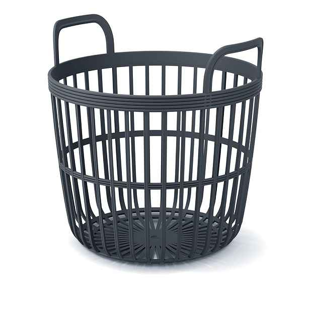Prosperplast Koš s uchy Sue antracit, varianta 36,4 cm