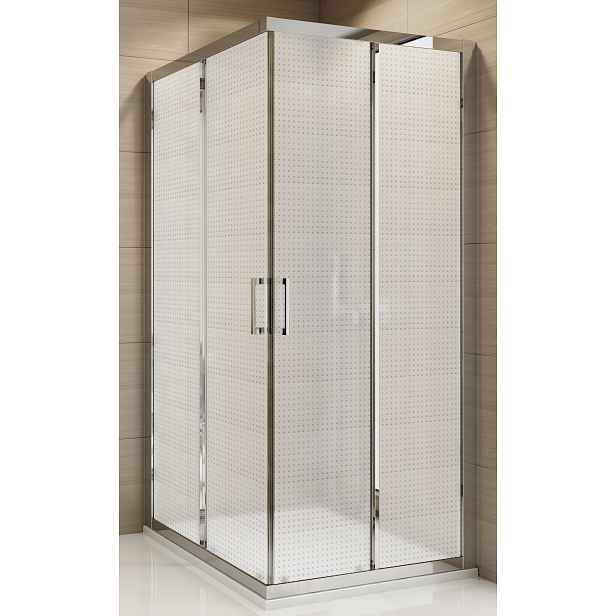 SanSwiss TOPAC 1000 50 30 Sprchový kout čtvercový 100×100 cm, aluchrom/mastercarré