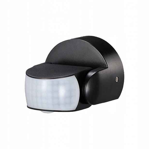 Snímač pohybu V-tac nástěnný černý 180 °/360 ° IP65 VT-8093