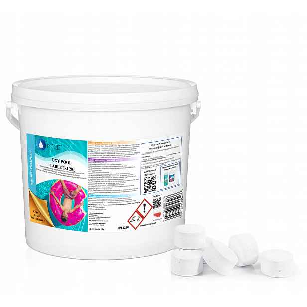 Aktivní Kyslík Dezinfekce vody bez chloru Bazén Jacuzzi Ntce Tabletky 20 g3 kg