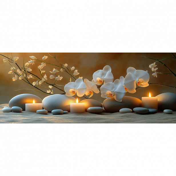 Euroart OBRAZ NA SKLE, zen, 50/125/1,40 cm