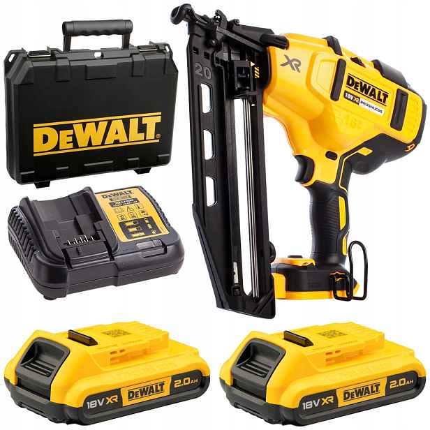Hřebíkovačka na kolářské hřebíky 16Ga 18V 2x2Ah DeWALT DCN660D2