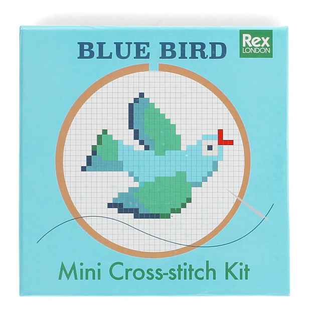Kreativní sada Cross-stitch Kit Blue Bird – Rex London