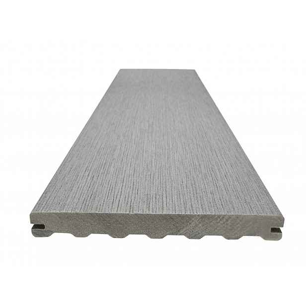 Prkno terasové dřevoplastové WOODPLASTIC RUSTIC MAX inox