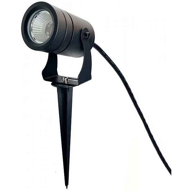 Reflektorová zapichovací lampa Eira 4000K Goldlux černá 23 cm 1 ks
