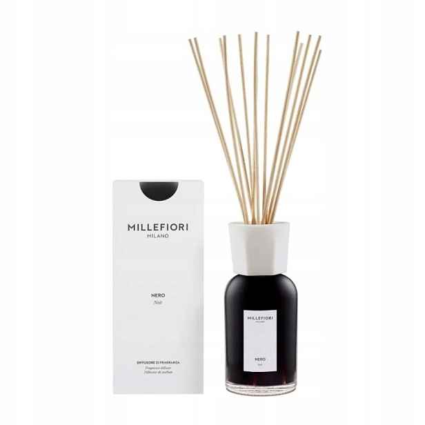 Vonné tyčinky 500 ml Nero Millefiori Milano