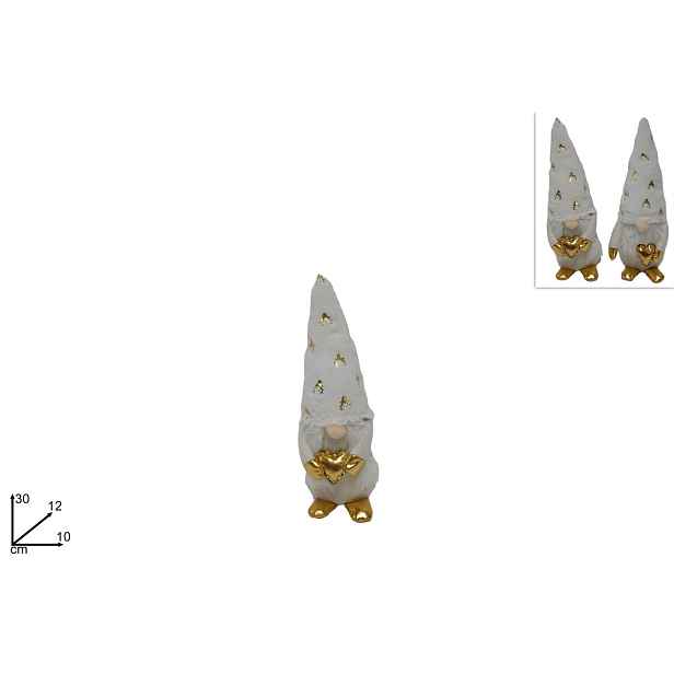 PROHOME - Skřítek vánoční 30cm různé druhy