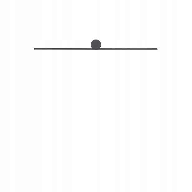 Nástěnné svítidlo černé nad zrcadlo moderní lineární 66 cm Spin Nowodvorski
