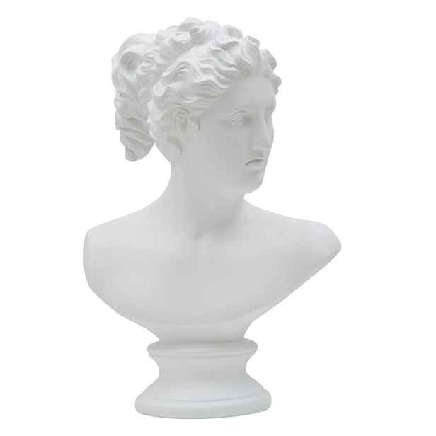 Bílá dekorativní soška Mauro Ferretti Roman Woman