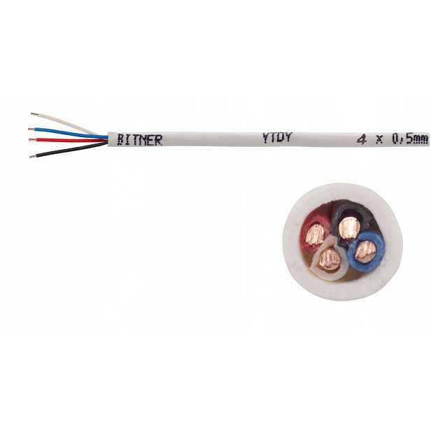 Interkomový Alarmový Kabel Bitner BiTprotect Ytdy 12X0,5 100 M