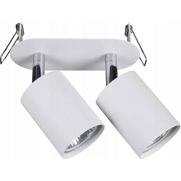 Lampa zapuštěné svítidlo bílá 2 reflektory nastavitelné Eye Fit Nowodvorski