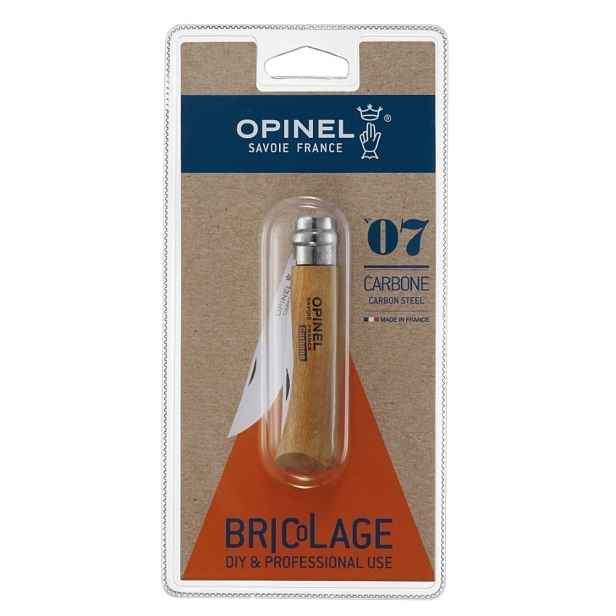Opinel Zavírací nůž Carbon, VRI N°7 blistr, 8 cm 000622