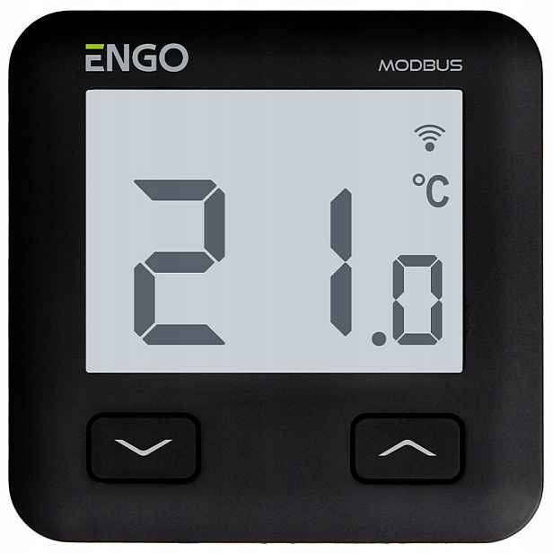 Engo Regulátor Teploty, Modbus, Internetový, Podomítkový, Wifi, Černý