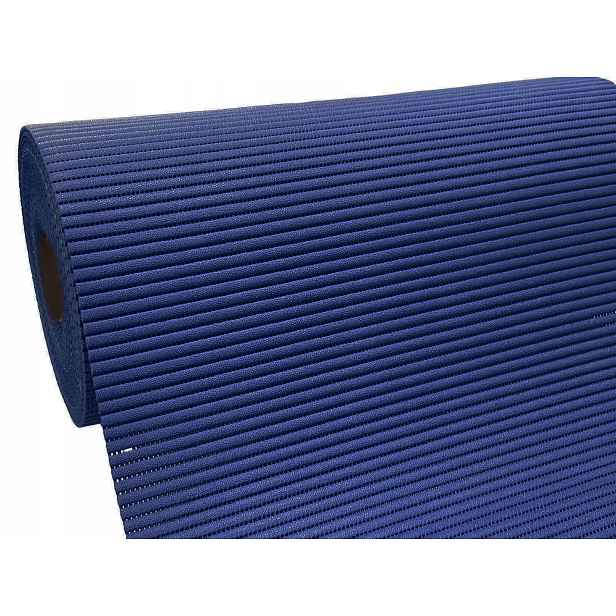 Koupelnová podložka na metry Protiskluzová podložka Modrá Hladká 400x65 cm