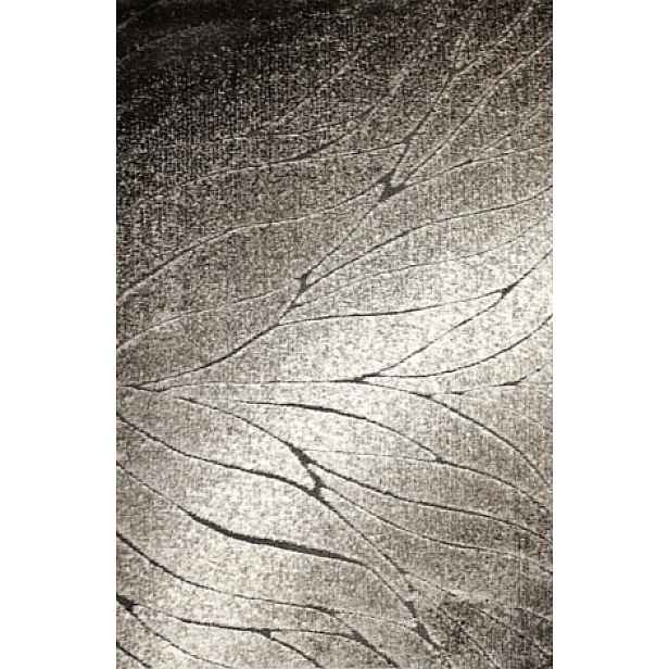 Nový Koberec Shaggy Luna 133 X 190 CM Šedý_ Efekt 3D_